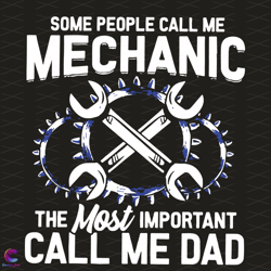 Mechanic Dad Svg, Fathers Day Svg, Mechanic Svg, Important P