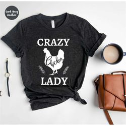 Crazy Chicken Lady Shirt, Farm Shirt, Country Girl Shirt, Farm Shirt, Chicken Lover Shirt, Farm Lady Shirt , Bohemian Sh