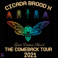 Cicada Brood X Return Summer 2021 Svg, Trending Svg, Cicada