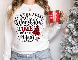 Its The Most Wonderful Time Of The Year Shirt, Christmas Long Sleeve Shirt, Gift For Family Christmas Shirts, Xmas T Shi