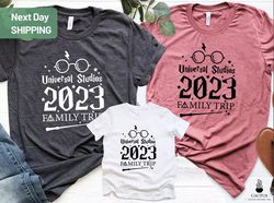 2023 Universal Studios Family Trip Shirt, Wizard in Training Tee, Universal Studios Family Tee, Family Trip Matching Tee