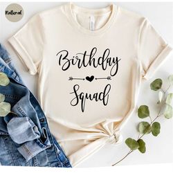 Birthday Squad Shirt , Birthday Party Shirts, Birthday Party Shirts, Birthday Shirts for Women, Birthday Squad Shirts, B