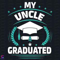 My Uncle Graduated Svg, Trending Svg, My Uncle Svg, Graduate
