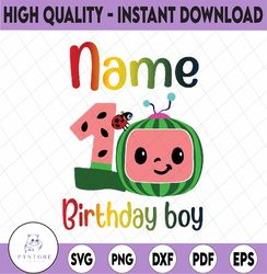 Cocomelon Personalized Name Birthday Boy png svg, Cocomelon Brithday svg png, Cocomelon,Cocomelon Family Birthday PNG, W