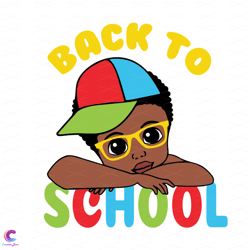 Black Boy Peek A Boo Svg, Back To School Svg, Black Boy Svg, Glasses B