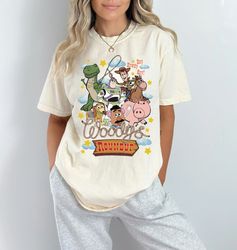 Retro Woody's Round Up Comfort Shirt, You've Got a Friend in Me Shirts, Toy Story Friends Shirt, Disneyland Shirt