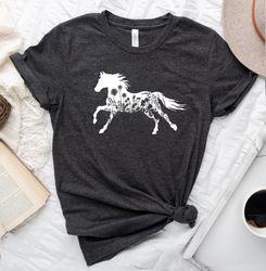 Floral Horse Shirt , Horse Lover Shirt , Floral Shirt , Gift For Her , Country Shirt , Gift For Horse Lovers , Animal Lo