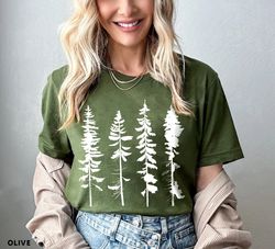 Pine Tree Shirt, Pine Tree T Shirt, Camping Shirt, Hiking Shirt, Adventure Shirts, Nature Lover Gift, Outdoors Shirt