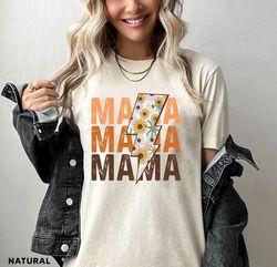 Retro Vintage Mama Shirt, Hippie Mama Shirt, Mom Life Shirt,Girl Mama Shirt, Motherhood Shirt, Cute Mom Shirt,Mothers Da