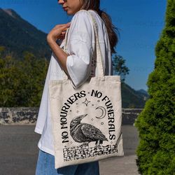 No Mourners Tote Bag inspired by The Crows, Six of