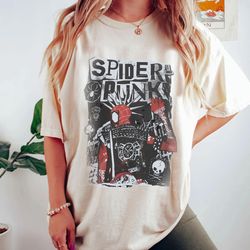Retro Spider Punk Comfort Shirt, Spider Punk Shirt