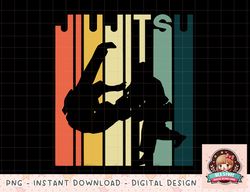 Jiu Jitsu Silhouette Bjj Brazilian Jiu Jitsu Retro png, instant download, digital print