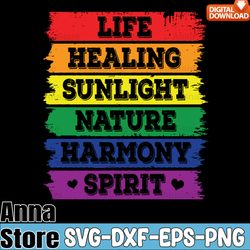 Life Healing Sunlight Nature LGBT Pride Svg,LGBT Day Svg,Lesbian Svg,Gay Svg,Bisexual Svg,Transgender Svg,Queer Svg,Prid