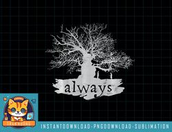 Kids Harry Potter Always Tree Silhouette Lily & Snape png, sublimate, digital download