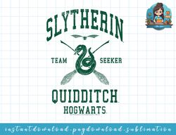 Harry Potter Slytherin Team Seeker Hogwarts Quidditch png, sublimate, digital download