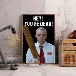 Shaun of the Dead Poster, Shaun of the Dead Wall Art, Movie Poster, Movie Decoration, Movie Decoration, Movie Wall Art