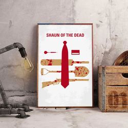 Shaun of the Dead Wall Art, Shaun of the Dead Poster, Movie Decoration, Movie Wall Art, Movie Decoration, Movie Poster