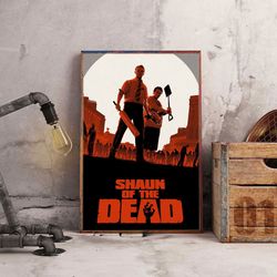 Shaun of the Dead Wall Art, Shaun of the Dead Poster, Movie Poster, Movie Wall Art, Movie Decoration, Movie Decoration