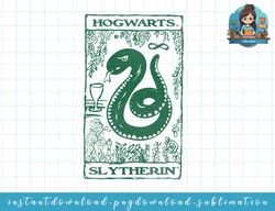 Harry Potter Slytherin Vintage Poster png, sublimate, digital download