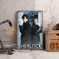 Sherlock Poster, Sherlock Wall Art, Movie Poster, Movie Decoration, Movie Decoration, Movie Wall Art, Movie Home Decor