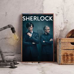 Sherlock Wall Art, Sherlock Poster, Movie Poster, Movie Decoration, Movie Wall Art, Movie Decoration, Movie Home Decor