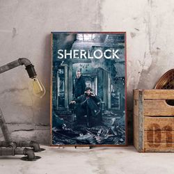 Sherlock Wall Art, Movie Poster, Movie Decoration, Movie Wall Art, Movie Decoration, Sherlock Poster, Movie Home Decor