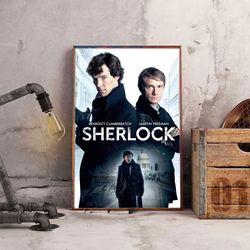 Sherlock Wall Art, Sherlock Poster, Movie Decoration, Movie Wall Art, Movie Decoration, Movie Poster, Movie Home Decor