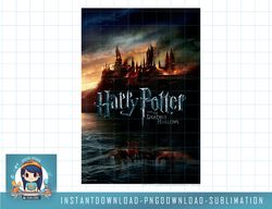 Kids Harry Potter And The Deathly Hallows Hogwarts Poster png, sublimate, digital download