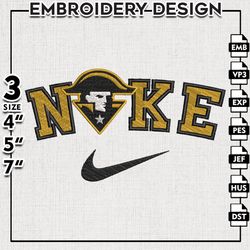 Nike Vanderbilt Commodores Embroidery Designs, NCAA Embroidery Files, Vanderbilt Commodores Machine Embroidery Files