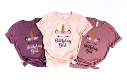 Unicorn Shirt-Unicorn Gift-Personalized Birthday Shirt-Unicorn Girls -Birthday Family Shirts-Girls personalized unicorn,