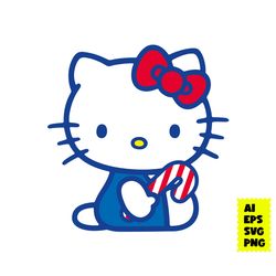 Hello Kitty Svg, Kawaii Kitty Svg, Kitty Svg, Kawaii Svg, Cute Cat Svg, Cartoon Svg, Png Digital File