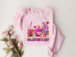 Valentines Day Coffee Cups Shirt,Valentines Day Shirts For Woman,Latte Valentine Shirt,Valentines Day Gift,Happy Valenti