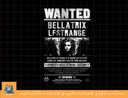 Kids Harry Potter Bellatrix Lestrange Wanted Poster White Text png, sublimate, digital download