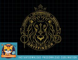 Kids Harry Potter Gryffindor Lion Emblem House Values Logo Youth png, sublimate, digital download
