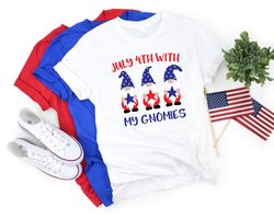 4th Of July Gnomes Shirt,Freedom Shirt, Fourth Of July Shirt, Patriotic Shirt, Independence Day Shirts, Patriotic Family