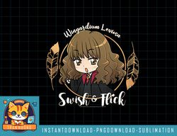 Kids Harry Potter Hermione Wingardium Leviosa Swish & Flick Youth png, sublimate, digital download