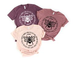 Bee Something Shirt,  Be Kind, Stay Positive, Fun, Confident, Happy, Wild, Joyful Tshirt, Happiness Matter Tee, Women Ts