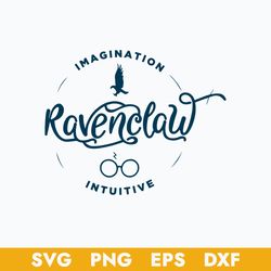 Imagination Ravenclau Intuitive Svg, Harry Potter Svg, Hogwarts Svg, Png Dxf Eps File