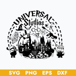 Universal Studio Svg, Family Vacation Svg, Magical Kingdom Svg, Hogwarts Svg, Minion Svg, Magic Castle, Png Dxf Eps File