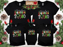 Christmas Family Squad Shirt,Christmas Family Shirt,Christmas Gift,Holiday Gift,Christmas Family Matching Shirt,Christma