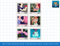 Disney Princess Polaroid Photo Grid png, sublimate, digital print
