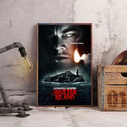Shutter Island Poster, Movie Poster, Movie Decoration, Movie Wall Art, Movie Decoration, Shutter Island Wall Art