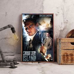 Shutter Island Poster, Shutter Island Wall Art, Movie Poster, Movie Wall Art, Movie Decoration, Movie Decoration