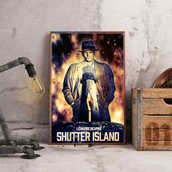 Shutter Island Wall Art, Shutter Island Poster, Movie Poster, Movie Wall Art, Movie Decoration, Movie Decoration