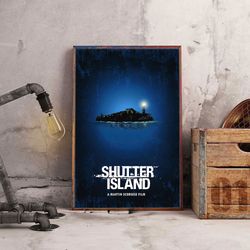 Shutter Island Wall Art, Shutter Island Poster, Movie Poster, Movie Decoration, Movie Decoration, Movie Wall Art