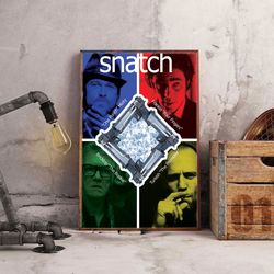 Snatch Wall Art, Movie Poster, Movie Decoration, Movie Wall Art, Snatch Poster, Snatch Home Decor