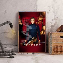 Movie Poster, Spectre Poster, Spectre Wall Art, Movie Decoration, Movie Wall Art, Spectre Home Decor