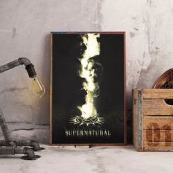 Supernatural Wall Art, Supernatural Poster, Movie Poster, Movie Decoration, Movie Wall Art, Supernatural Home Decor