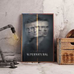 Supernatural Wall Art, Supernatural Poster, Movie Decoration, Movie Wall Art, Supernatural Home Decor, Movie Poster