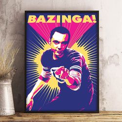 The Big Bang Theory Poster, The Big Bang Theory Wall Art, Movie Poster, Movie Decoration, Movie Home Decor